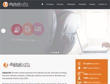 Tablet Screenshot of digitalsofts.com